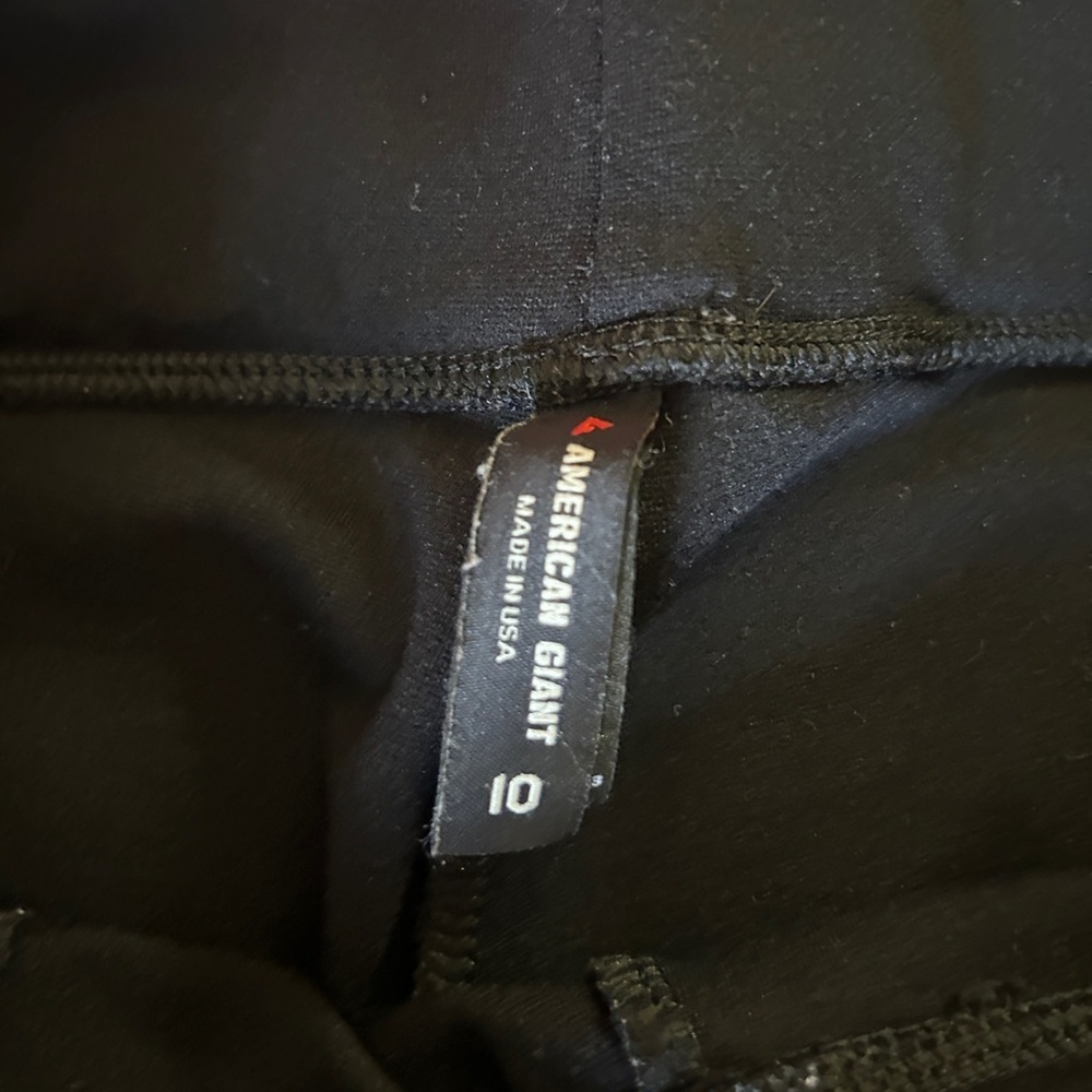 American Giant size 10 Women’s Black Ponte Leggings. Perfection!Great condition - Picture 3 of 15